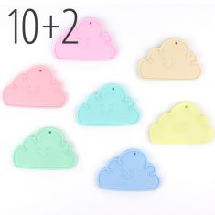 PROMO Mordedor nube silicona, compra 10 y te regalamos 2