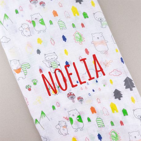 Bathing Coat Mi Pipo Pink Personalized