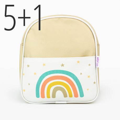 PROMO Mochila Arcoíris soft no personalizada, compra 5 y te regalamos 1