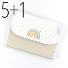 PROMO Portadocumentos Arcoíris soft no personalizado, compra 5 y te regalamos 1