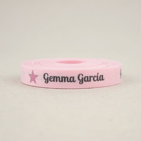 Personalized Thermo-adhesive pink Fairy clothing tape
