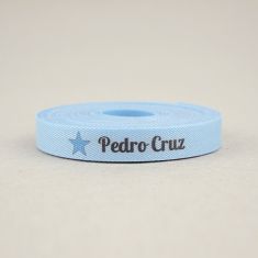 Personalized Thermo-adhesive white rainbow star clothing tape