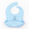 Blue rubber personalized Bib