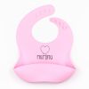 Blue rubber personalized Bib