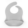 Babero Silicona Gris sin personalizar 