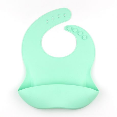 Blue rubber personalized Bib