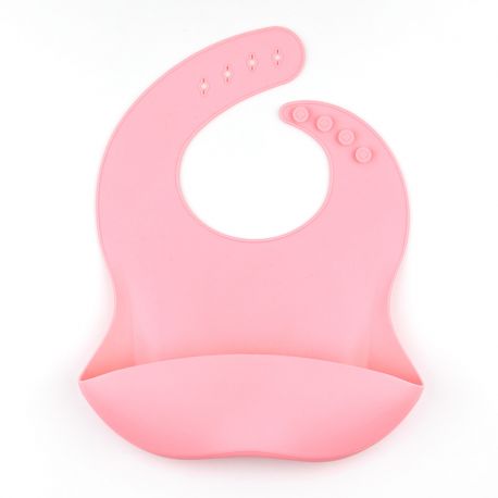 Babero Silicona Salmón sin personalizar 