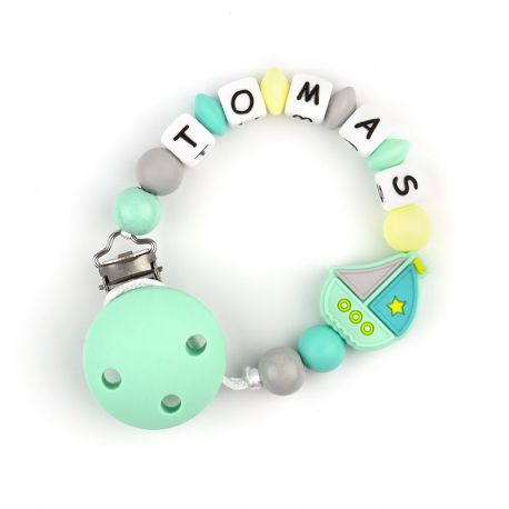 Silicone Chain Personalized Blue