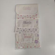 Personalized Pink Crib sheets
