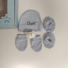 Cajita set recién nacido nombre Iker 50% DTO