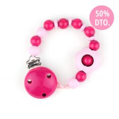 Wood chain flower fucsia not Personalized