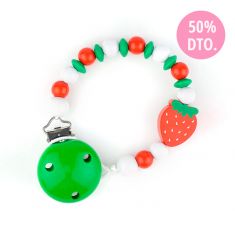 Wood chain Green Strawberry not Personalized