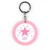 Keychain Simple Shape Star Blue Personalized 
