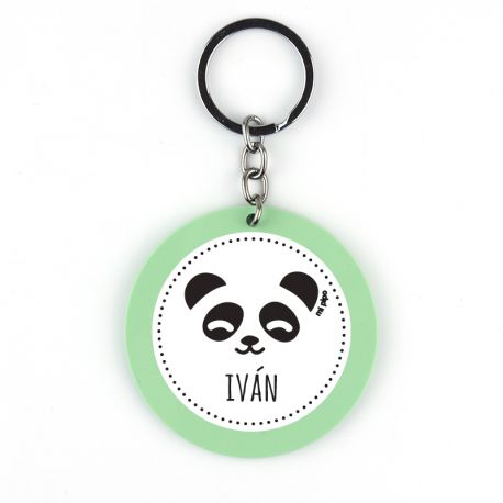 Keychain Simple Shape Star Blue Personalized 