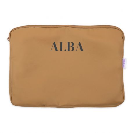 Bolso algodón orgánico personalizado (nombre niño/a) corazón Mamá