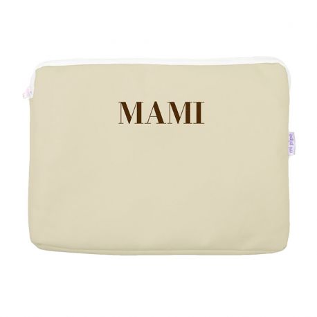 Bolso algodón orgánico personalizado (nombre niño/a) corazón Mamá