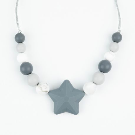 Teething Necklace of Lactation Basic Star Marine