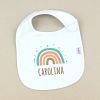 Babero Personalizado Arcoiris soft