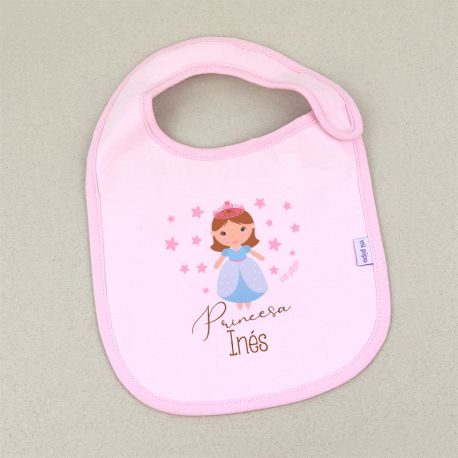 Bib Personalized Name + Hearts  +3M