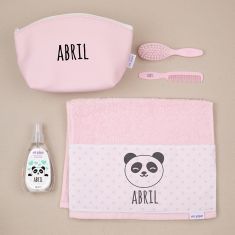 Personalized Pink "Bag to school" pack