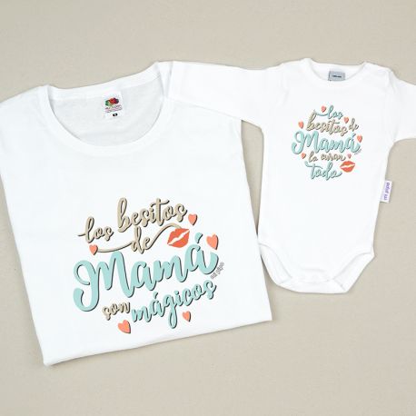 Babidu Body Basic Funny I Love Mommy with Pink Star