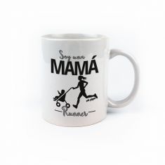 Taza cerámica Mamá Soy una Mamá runner