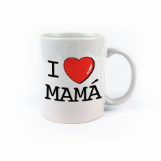 Taza cerámica Mamá I love Mamá estilo NY