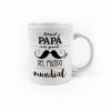 Taza cerámica Mi Papá y yo somos la Bomba