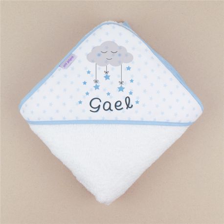 Capa de baño Nube Azul Personalizada