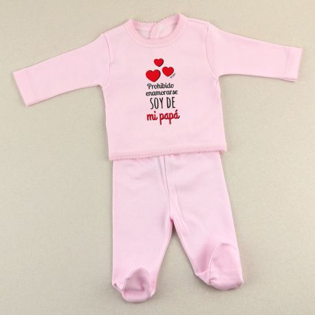 Babidu Body Basic Funny I Love Mommy with Pink Star