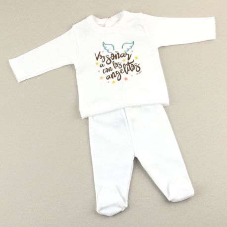 Babidu set 2 Piezas 0m Divertido Voy a soñar con los angelitos