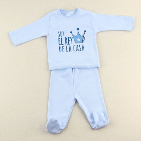 Babidu set 2 Piezas 0m Divertido Soy el rey de la casa