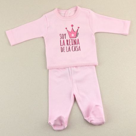 Babidu Body Basic Funny I Love Mommy with Pink Star