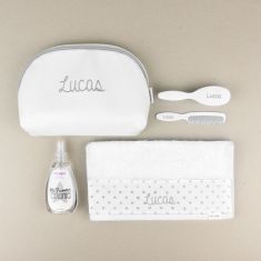 Personalized White "Bag to school" pack