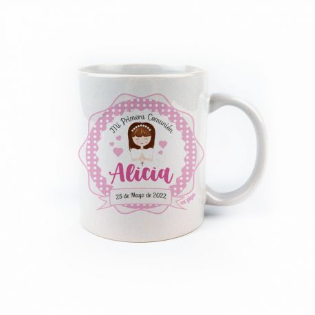 Heart Pink +9M Personalized Cup
