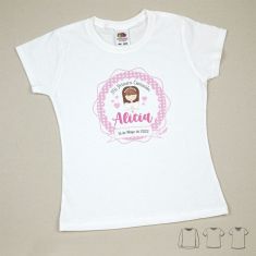Camiseta o Sudadera Bebé y Niño/a Comunión rosa