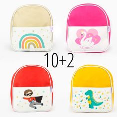 PROMO Mochilas no personalizadas, compra 10 y te regalamos 2