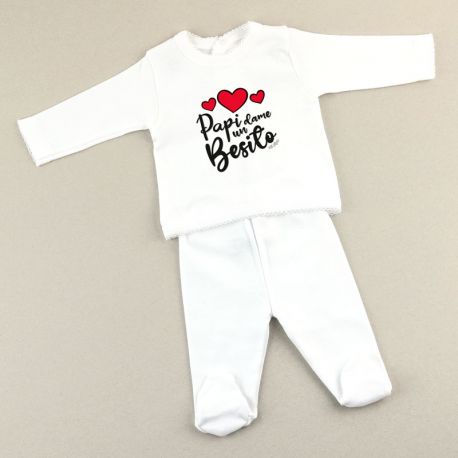 Babidu set 2 Piezas 0m Divertido Papi dame un besito