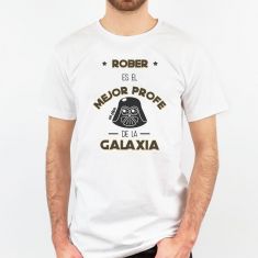 Camiseta Personalizada (nombre) Es el Mejor Profe de la Galaxia