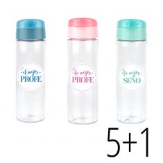 PROMO Botellas 600 ml Colección Profes, compra 5 y te regalamos 1
