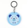 Llavero Metacrilato Redondo Osito Azul Personalizado