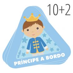 PROMO Pegatina para coche Príncipe a Bordo, compra 10 y te regalamos 2