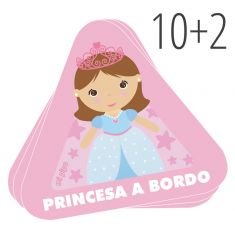 PROMO Pegatina para coche Princesa a Bordo, compra 10 y te regalamos 2