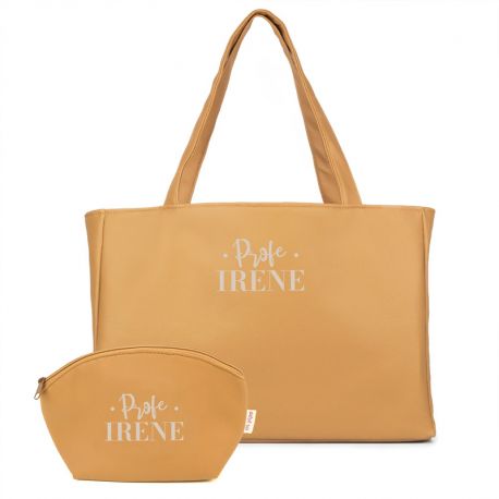 Bolso algodón orgánico personalizado (nombre niño/a) corazón Mamá