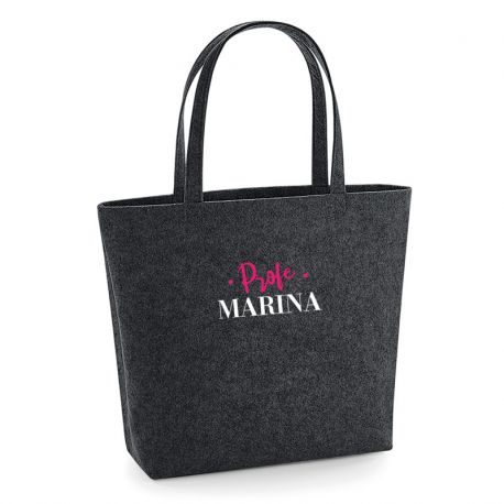 Keychain Simple Shape Star Blue Personalized 