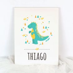Lienzo Personalizado Dinosaurio