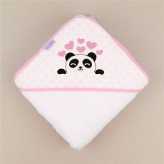 Capa de baño Panda Rosa No Personalizada