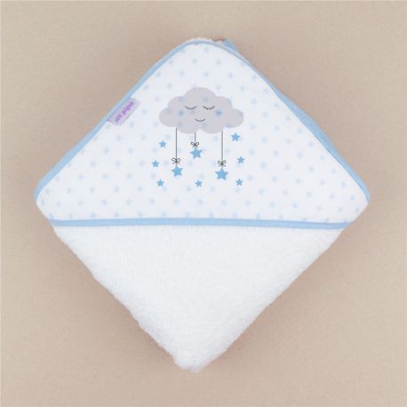 Capa de baño Nube Azul No Personalizada