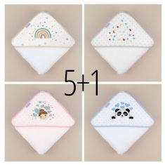 PROMO Capa de Baño Personajes no personalizada, compra 5 y te regalamos 1