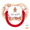 Chupete New Classic Deco Navidad Beige Bastones, Dulce Navidad